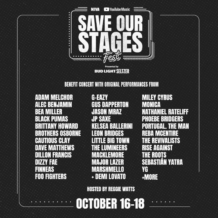 Save Our Stages Fest Announced