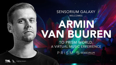 Dance Music Icon Armin van Buuren Announces Virtual Reality Concerts in Sensorium Galaxy