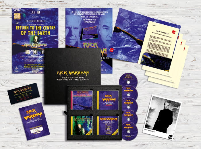 Rick Wakeman’s “Return to the Centre of the Earth” Box Sets Available For Pre-order