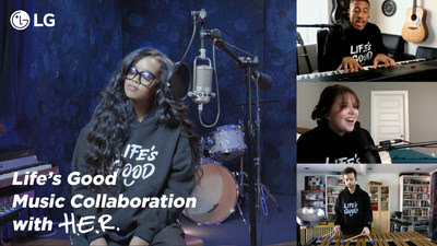 LG Releases Uplifting 'Life's Good' Song by Aspiring Young Musicians With Guidance From H.E.R.