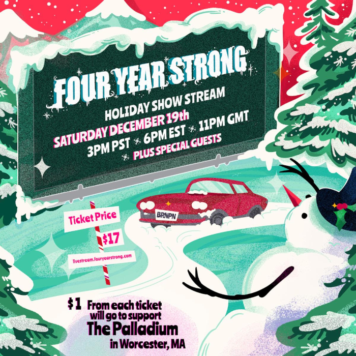 FOUR YEAR STRONG brings the infectious holiday cheer