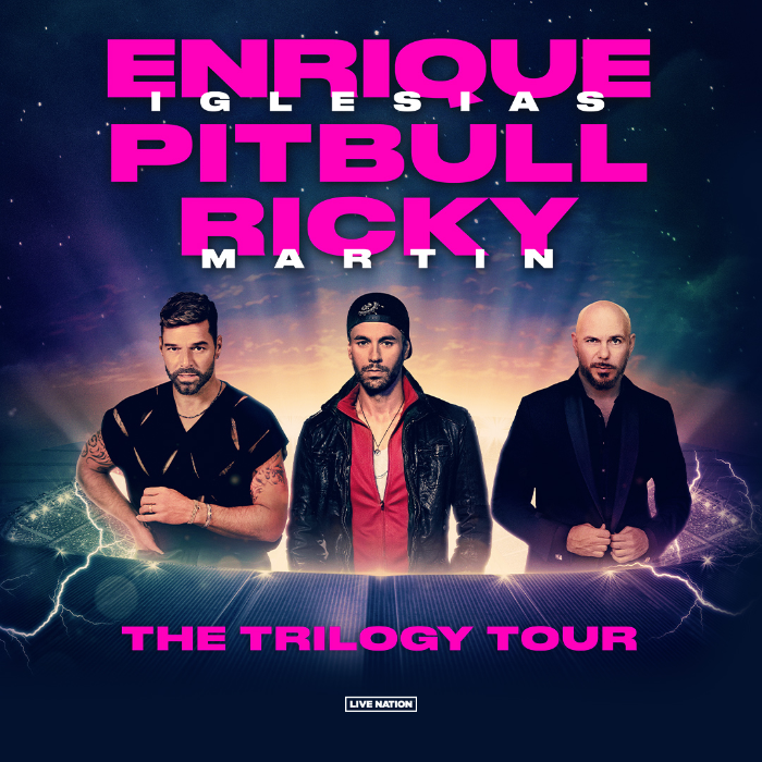 International Superstars Enrique Iglesias, Ricky Martin and Pitbull Join Forces For The Trilogy Tour