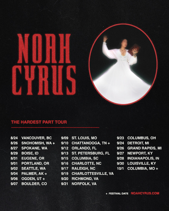 Noah Cyrus Announces North American Tour Dates for the Summer and Fall