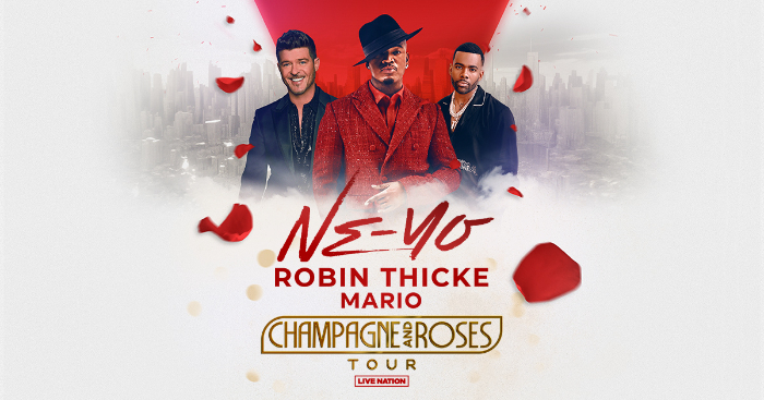 NE-YO announces new “Champagne and Roses ” Tour with Robin Thicke and Mario as special guests