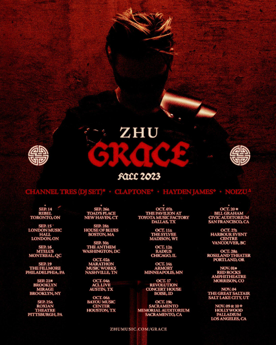 Grammy®-Nominated Artist Zhu To Embark On The Grace Tour This Fall
