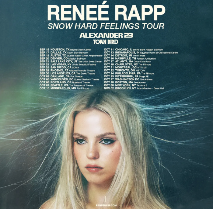 Reneé Rapp Announces Snow Hard Feelings Tour Kicking Off This Fall