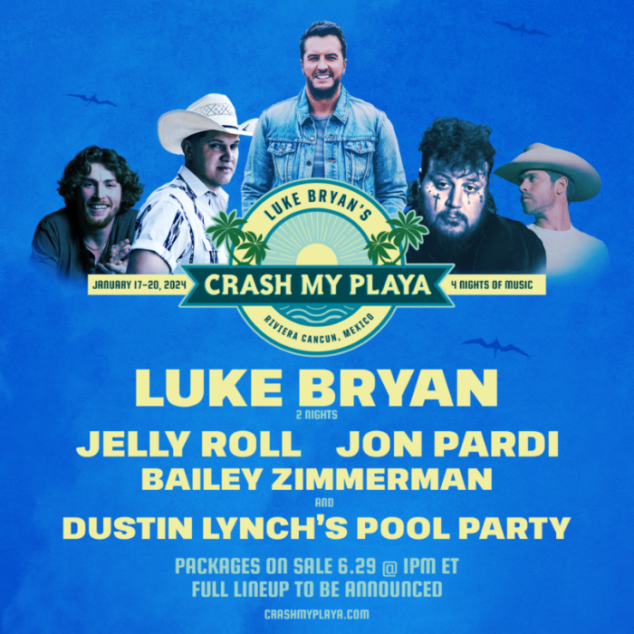 Luke Bryan’s Crash My Playa set for January 17-20, 2024