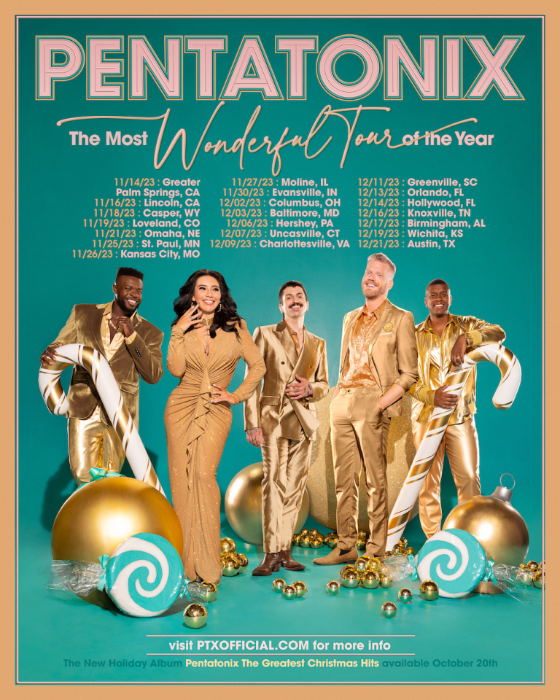 Pentatonix Launch Highly Anticipated Holiday Tour “Most Wonderful Tour of the Year”