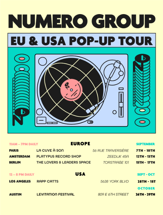 Numero Group Adds Four-Day LA Stop To EU & US Pop-Up Tour Spanning September/October
