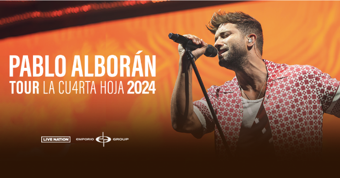 Grammy Nominated Latin Pop Singer-Songwriter Pablo Alborán to Bring His Tour La Cu4rta Hoja to the U.S. In 2024