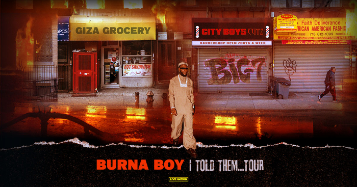 Burna Boy Announces I Told Them… Tour