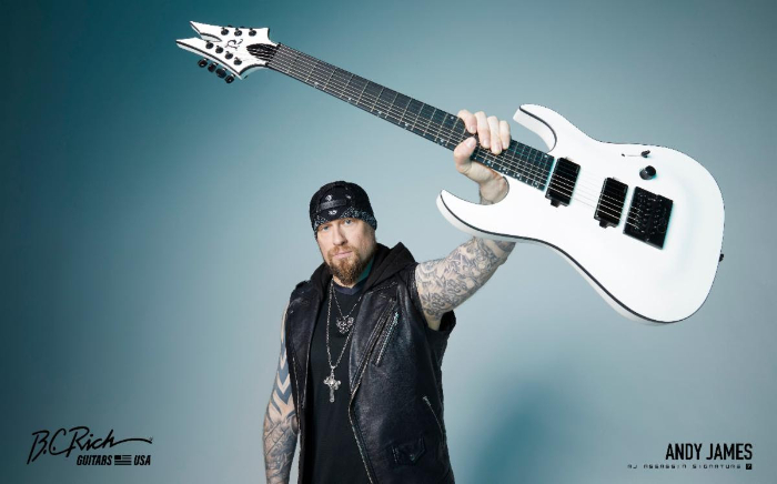 FIVE FINGER DEATH PUNCH Lead Guitarist ANDY JAMES Unveils Signature Guitar in Collaboration With B.C. RICH GUITARS