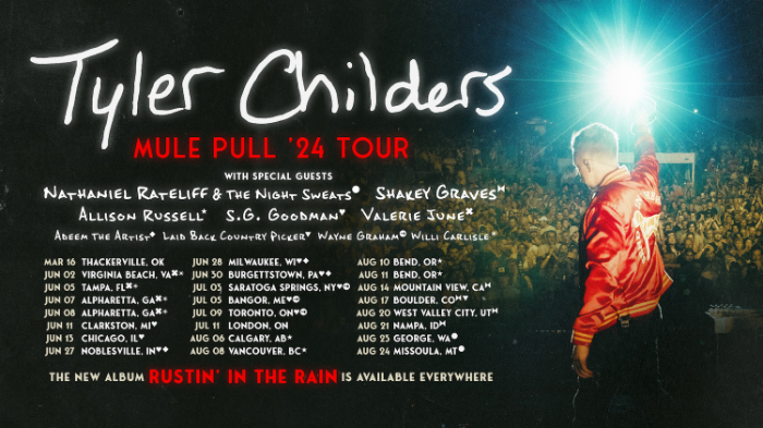 Tyler Childers Extends Global “Mule Pull 24 Tour”