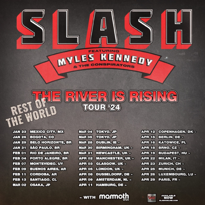 Slash Feat. Myles Kennedy - The Conspirators: The River Is Rising – Rest Of The World Tour ‘24