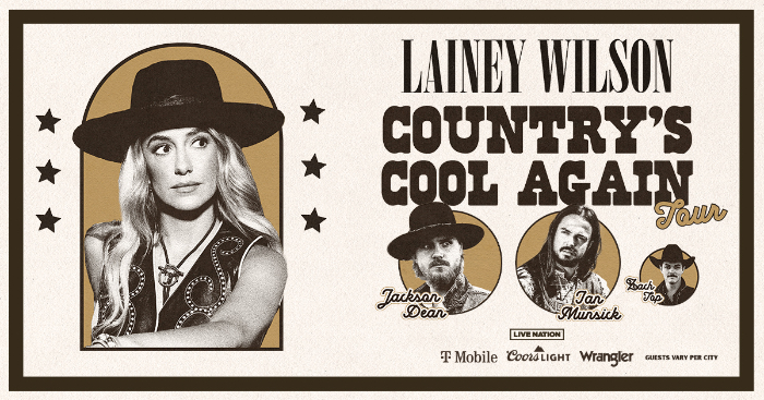 Lainey Wilson Announces 2024 “Country's Cool Again” North American Tour
