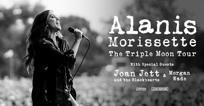 Alanis Morissette Announces The Triple Moon Tour With Special Guests Joan Jett And The Blackhearts and Morgan Wade