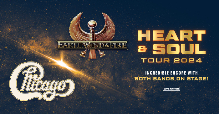 Chicago and Earth, Wind and Fire Launch Legendary Co-Headlining Heart - Soul 2024 North America Tour