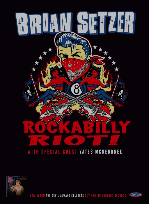 BRIAN SETZER Sets Rockabilly Riot Tour Dates For February And March 2024