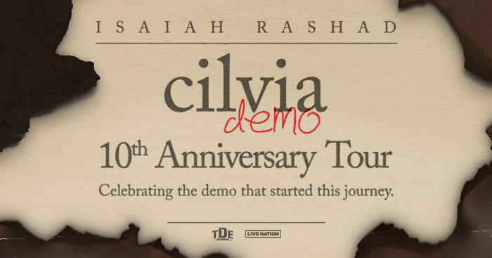 Isaiah Rashad Announces Cilvia Demo 10 Year Anniversary Tour