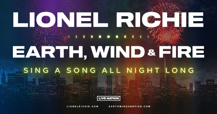 International Superstar Lionel Richie and Legendary Musical Powerhouse Earth, Wind and Fire Extend Sing A Song All Night Long Tour With 2024 Dates