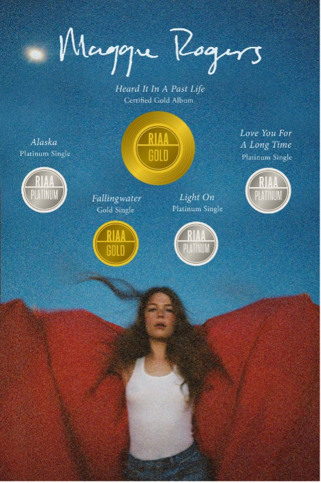 Heard It In A Past Life, Maggie Rogers’ Capitol Records Debut Album, Certified RIAA Gold On Fifth Anniversary Of Its Release