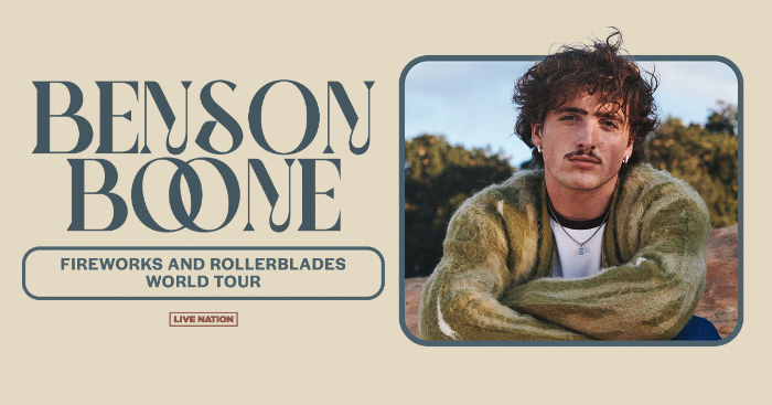 Benson Boone Announces Upcoming Album and World Tour Fireworks And Rollerblades