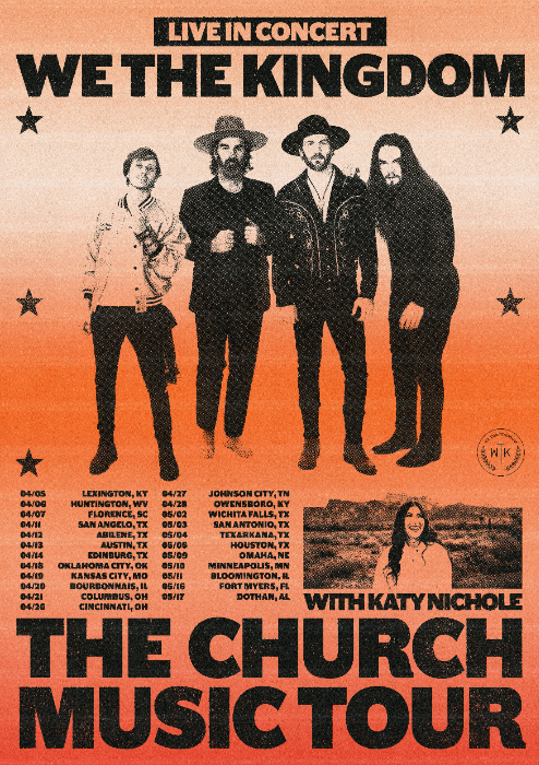 2x Grammy-Nominated Band We The Kingdom Announces 23-Date Church Music Tour