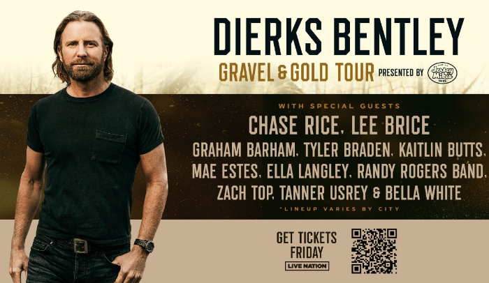 Dierks Bentley Returns To The Road This Summer For “Full On Party” With New Gravel and Gold Tour Dates