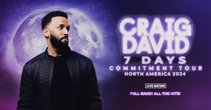 Craig David Embraces A New Era As He Announces 7 Days Commitment Tour