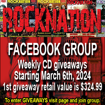 ROCKNATION Announces Weekly CD Giveaways on their Facebook Group
