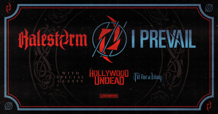 I Prevail + Halestorm Announce Co-Headline Tour For Summer 2024 Hollywood Undead + Fit For A King To Support