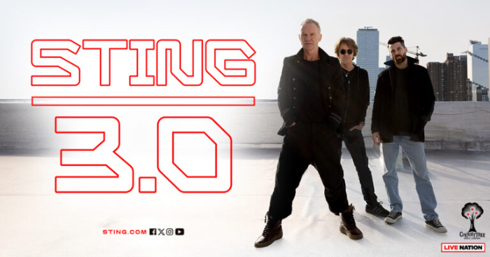 Sting Announces Sting 3.0 Tour with New Power Trio Lineup