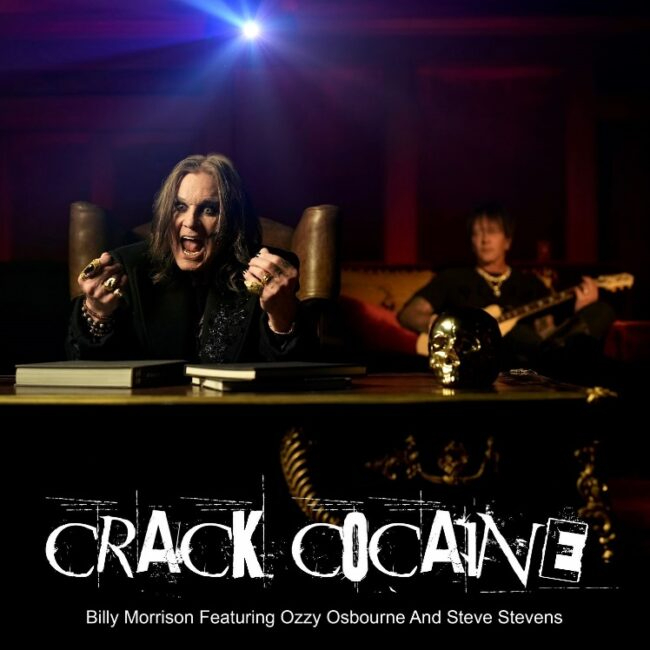 Billy Morrison Joins Forces With Ozzy Osbourne - Steve Stevens For Seismic Collaboration, “Crack Cocaine,” Released Today