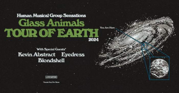 Human Musical Group Sensations Glass Animals Announce 2024 Global TOUR OF EARTH
