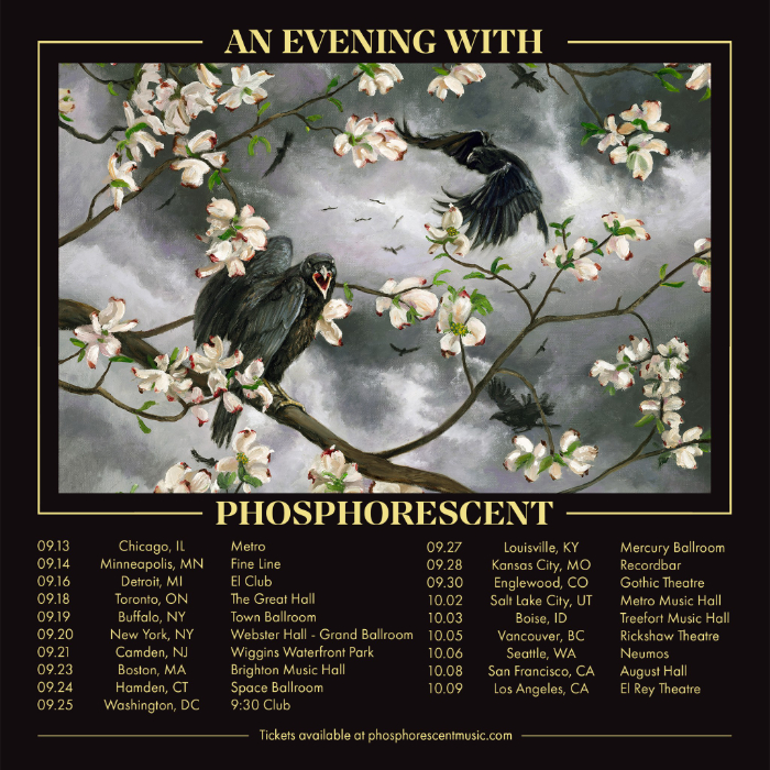 Phosphorescent Announces North American Fall Tour Behind 