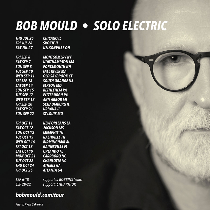 Bob Mould Announces 2024 Fall Tour Dates