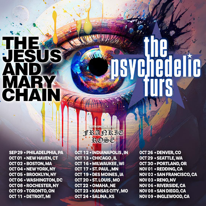 The Jesus and Mary Chain and Psychedelic Furs Announce North American Co-Headline Tour