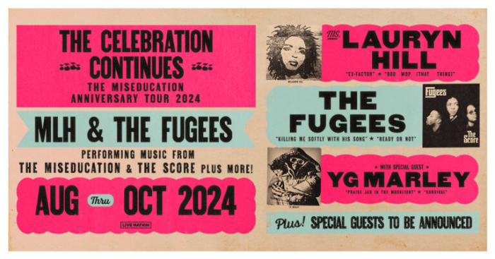 Ms. Lauryn Hill and The Fugees Announce The Miseducation Anniversary Tour
