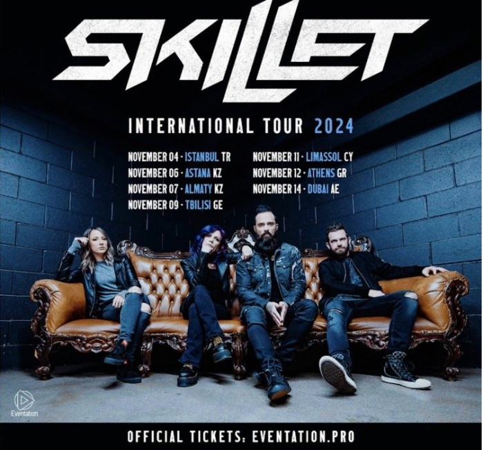 Skillet Announce Fall 2024 U.S. Tour With Seether and First-Ever Middle Eastern Tour