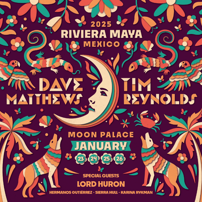 Dave Matthews and Tim Reynolds Return to Mexico for 8th Annual Riviera Maya Festival