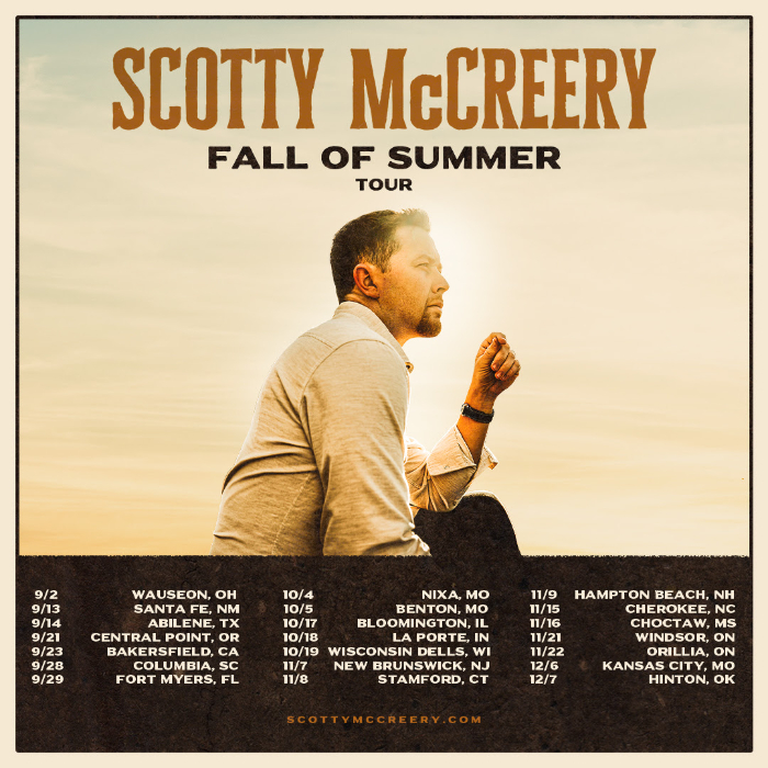 Scotty McCreery Announces Headlining Fall of Summer Tour