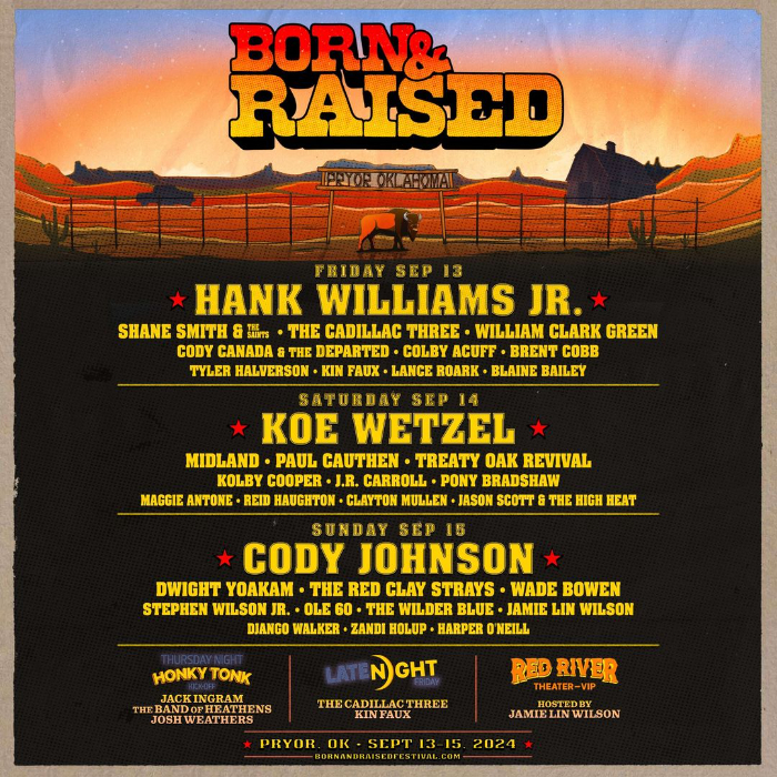 4th Annual Born and Raised Festival Set Times Announced