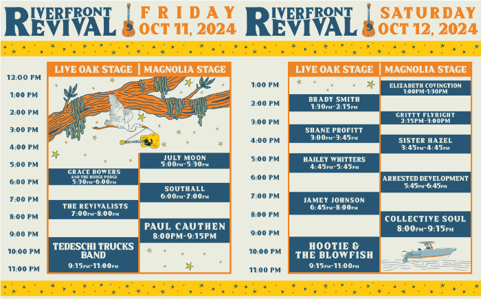 Darius Rucker’s Riverfront Revival Music Festival Releases Full Daily Schedule