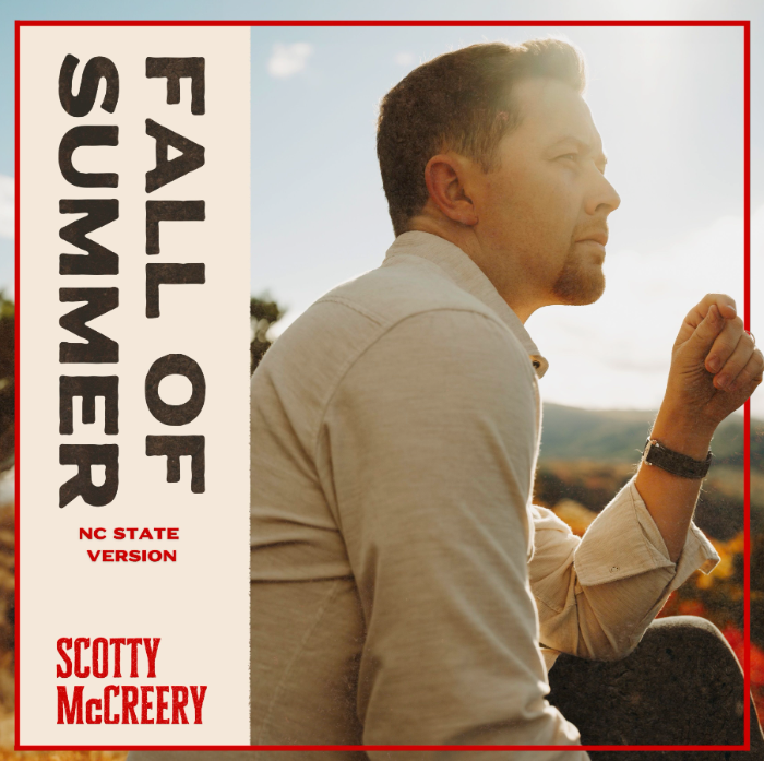 Due to fan demand, Scotty McCreery releases “Fall of Summer (NC State Version)