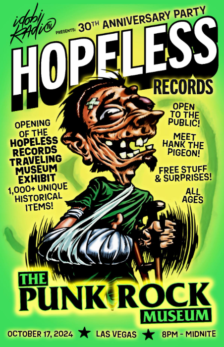 Hopeless Records Brings 30th Anniversary Exhibit to The Punk Rock Museum