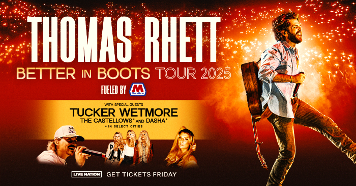 Thomas Rhett Announces His 2025 Return To The Road With BETTER IN BOOTS TOUR