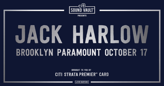 Jack Harlow Headlines Exclusive Citi Sound Vault Concert for Citi Cardmembers