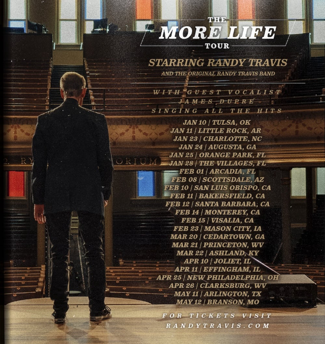 Tickets Are On Sale Now For Randy Travis’ More Life Tour 2025!