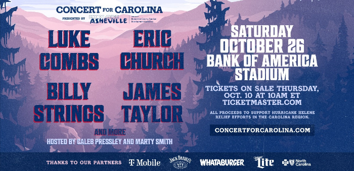 Luke Combs, Eric Church, Billy Strings and James Taylor Come Together for 