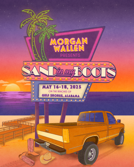 Morgan Wallen Presents: Sand in My Boots Festival on the Beaches of Gulf Shores, Alabama